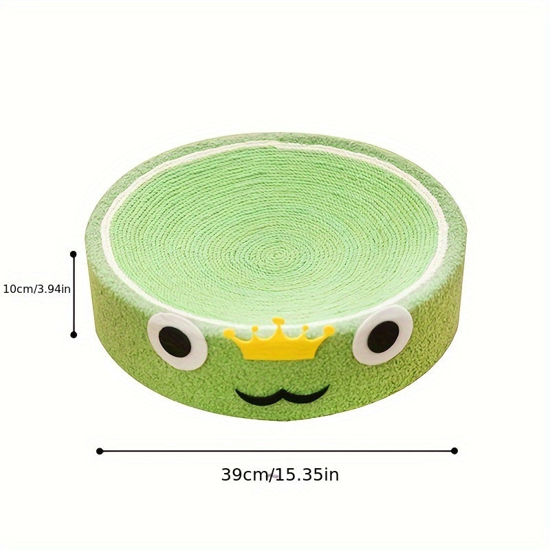 고양이 긁는 패드 스크래치 그릇 대화 형 놀이 장난감 고양이 발톱 보드 클로 그라인더 라운드 갈기 발톱 가구 보호 새끼 고양이 키티를위한 고양이 Scratcher 패드No.3177