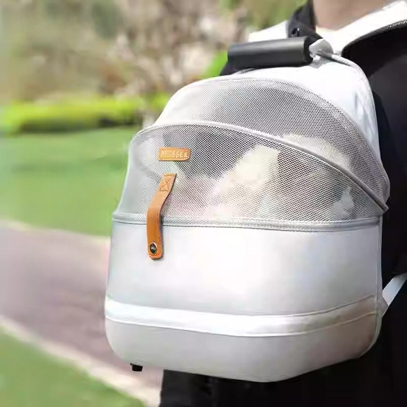 애완동물 외출용 작은 개와 고양이 용 휴대용 고양이 斜肩 백, 통기성이 좋은 반려동물 용품No.1844