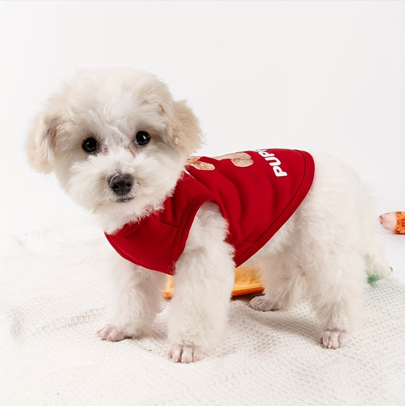 개용 민소매 조끼 - 봄 여름 가을용 통기성 좋은 부드러운 애완동물 옷, 조절 가능한 스트랩이 있는 사계절 편안한 풀오버, 소형 중형 대형견용 경량 방진 디자인, 반려묘용 봄철 착용 | 재미있는 개 조끼 | 부드러운 원단 조끼No.3106