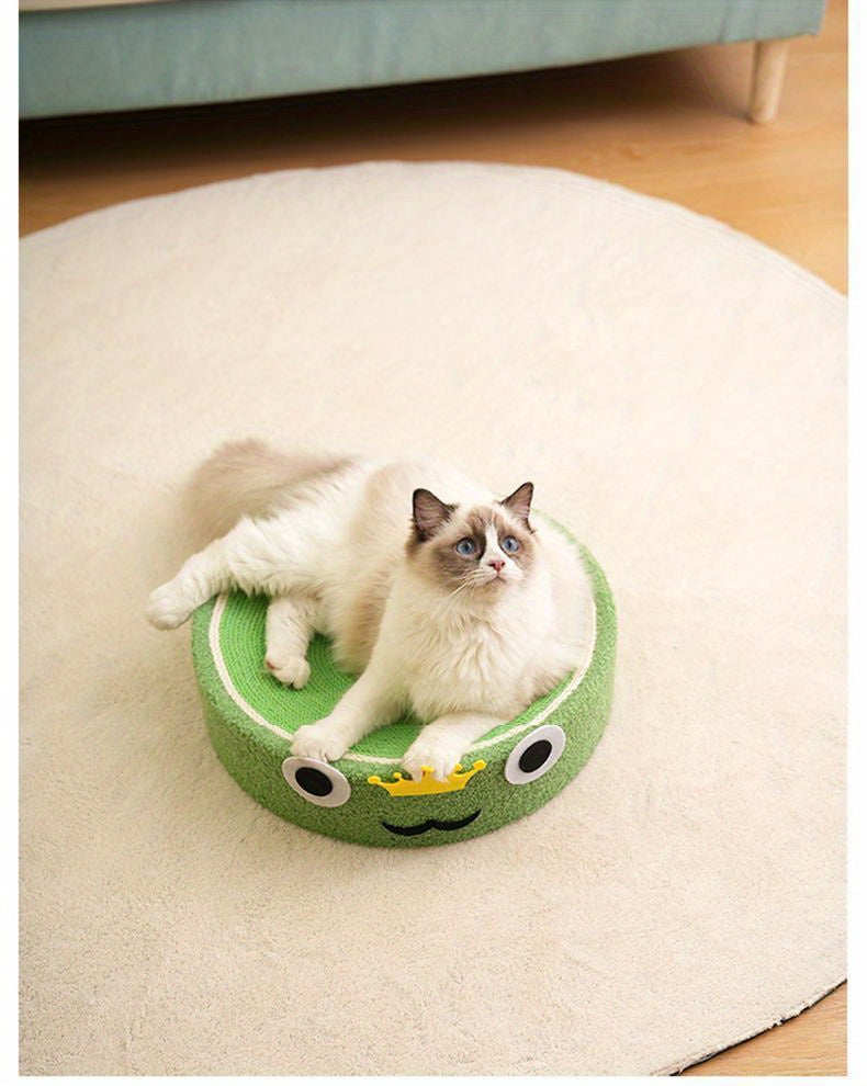 고양이 긁는 패드 스크래치 그릇 대화 형 놀이 장난감 고양이 발톱 보드 클로 그라인더 라운드 갈기 발톱 가구 보호 새끼 고양이 키티를위한 고양이 Scratcher 패드No.3177