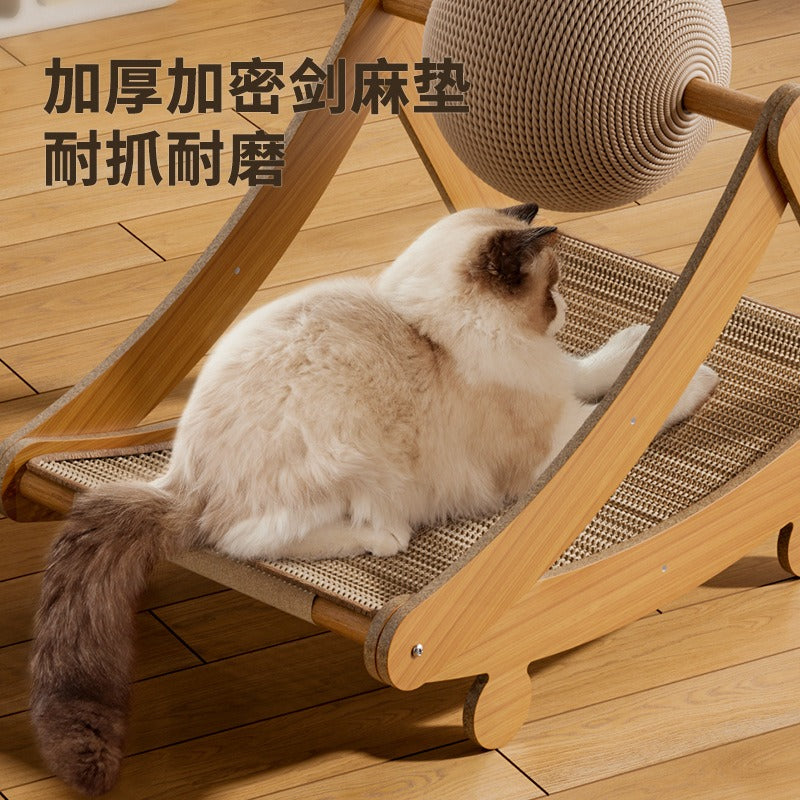 고양이 스크래칭 보드, 고양이 침대, 내마모성 및 털갈이 방지 수직 사이잘 고양이 스크래칭 볼, 고양이 발톱 패드, 고양이 장난감, 고양이 용품No.1811