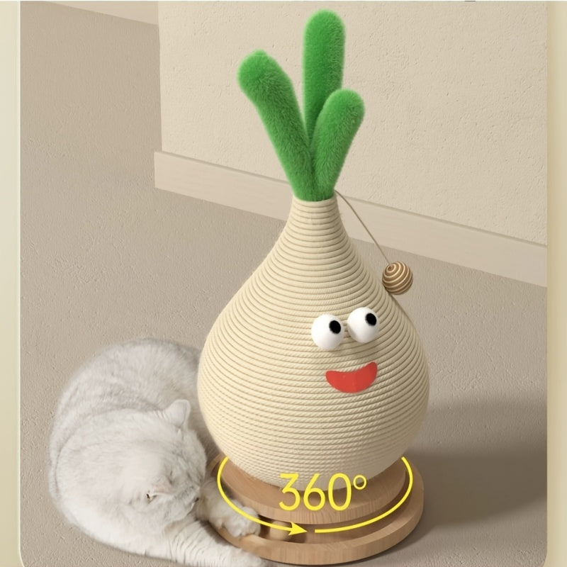 작은 마늘 싹 내마모성 및 탈락 방지 고양이 스크래치 보드 네스트 소파 리클라이너 일체형 클로 패드 수직 대형 내마모성 장난감No.3183