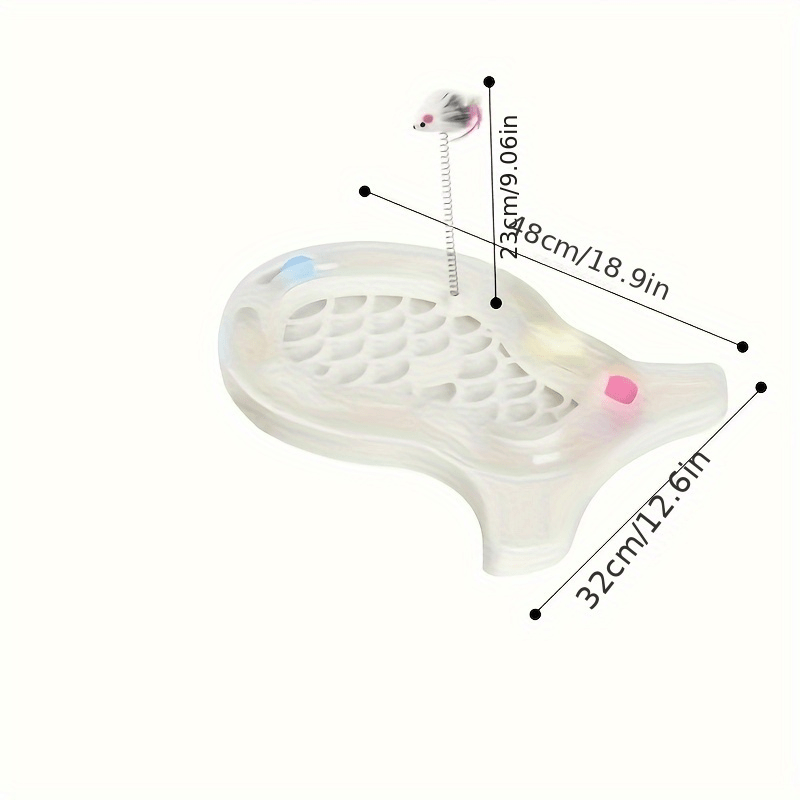 페리스 휠 스크래칭 볼 사이잘볼 사이잘 장난감 자가 엔터테인먼트 지루함 완화 스크래칭 보드 사이잘 발톱 연마 비탈빠는 스크래칭 보드 용품 수직 내구성 큰 사이즈No.3149