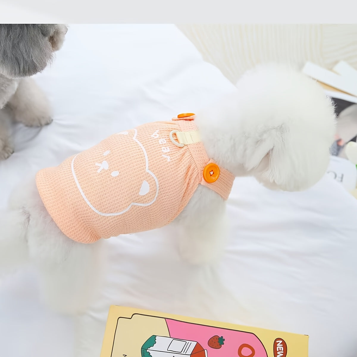 소형견 및 고양이용 하네스 조끼No.3268
