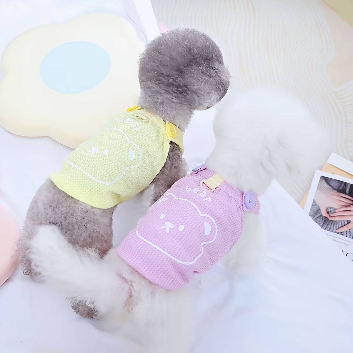 소형견 및 고양이용 하네스 조끼No.3268