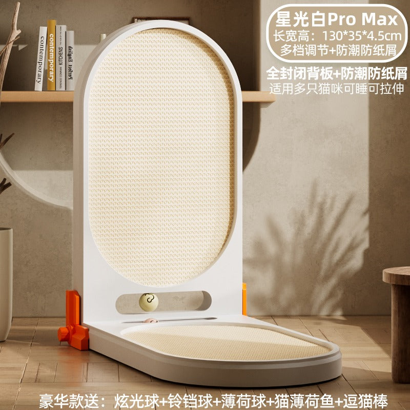 고양이 스크래칭 보드 통합 고양이 침대 수직 L자형 접이식 내마모성, 비 칩 방지, 긁힘 방지 골판지 고양이 발톱 보드No.1821