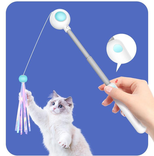 중력 고양이 방망이를 놀리다 고양이 셀프 안녕 선녀 깃털 방울 교체 가능 고양이 민트 애완 동물 용품 새끼 고양이 장난감No.1389