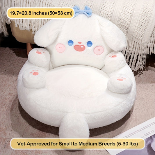 현대적인 애완동물 futon 침대 - 스타일리시한 홈 데코 액센트가 있는 플러시 정형외과 개 및 고양이 침대, 공간 절약형 라운드 디자인, 폴리에스터 섬유 충전, 애완동물에 편안함, 스타일리시한 홈 액세서리 | 현대적인 애완동물 침대 | 스타일리시한 홈 데코, 고양이 침대No.3294