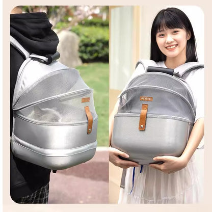 애완동물 외출용 작은 개와 고양이 용 휴대용 고양이 斜肩 백, 통기성이 좋은 반려동물 용품No.1844