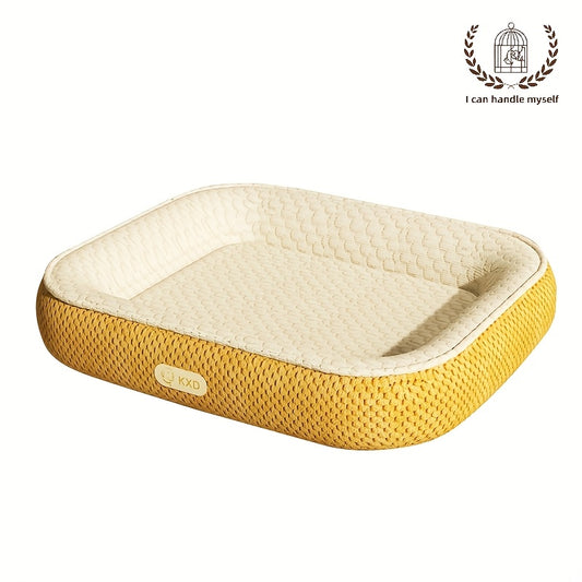 냉각 섬유가 있는 개 침대 - 25kg 미만의 개에게 적합한 경량, 쉬운 청소, 내구성, 부드럽고 편안한, 애완 동물 침대 | 현대적인 개 침대 | 내구성 있는 개 침대No.3313