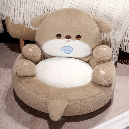 현대적인 애완동물 futon 침대 - 스타일리시한 홈 데코 액센트가 있는 플러시 정형외과 개 및 고양이 침대, 공간 절약형 라운드 디자인, 폴리에스터 섬유 충전, 애완동물에 편안함, 스타일리시한 홈 액세서리 | 현대적인 애완동물 침대 | 스타일리시한 홈 데코, 고양이 침대No.3294