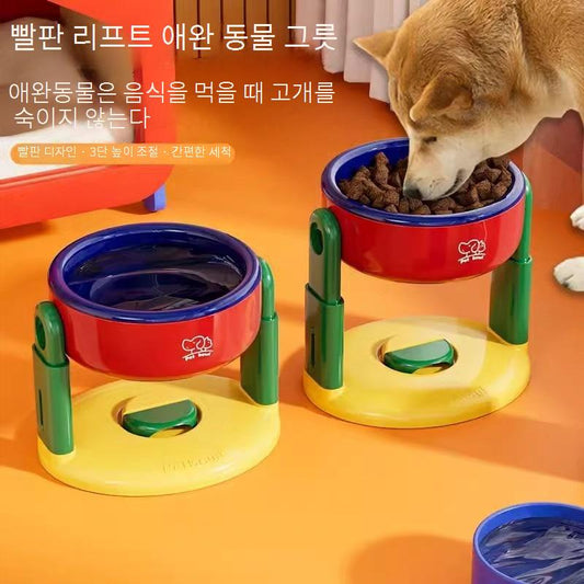애완고양이와 개 물그릇 밥 그릇 No.1723