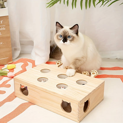 3-in-1 팝업 고양이 스크래치 보드, 팝업 게임 고양이 스크래치 보드, 다섯 구멍 고퍼 팝업 인터랙티브 고양이 스크래치 보드, 고퍼 고양이 장난감No.3322