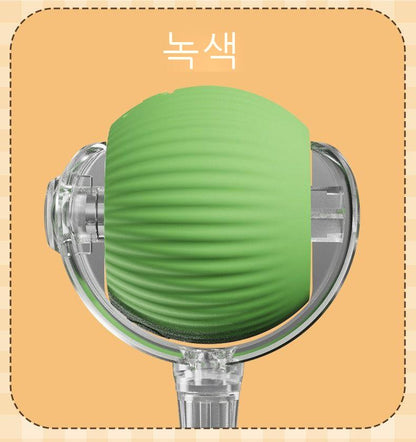 자동 고양이 공 놀리기 고양이 오락 자기 공 장난감 공 답답함 해소 신기 끈 점프 공 애완동물 용품No.1422