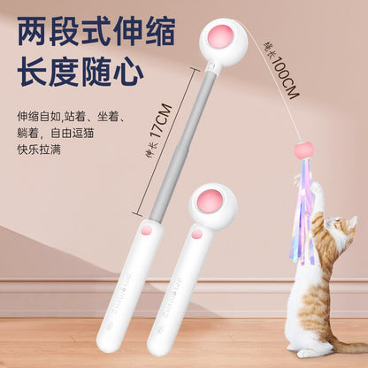 중력 고양이 방망이를 놀리다 고양이 셀프 안녕 선녀 깃털 방울 교체 가능 고양이 민트 애완 동물 용품 새끼 고양이 장난감No.1389