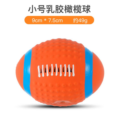 애완동물 라텍스 장난감 충전면 라텍스 럭비 배구 발성개 장난감 애완동물 장난감No.1401