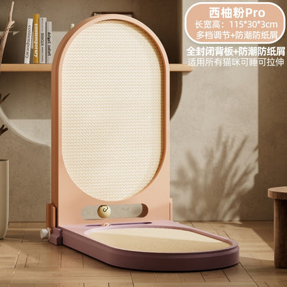 고양이 스크래칭 보드 통합 고양이 침대 수직 L자형 접이식 내마모성, 비 칩 방지, 긁힘 방지 골판지 고양이 발톱 보드No.1821